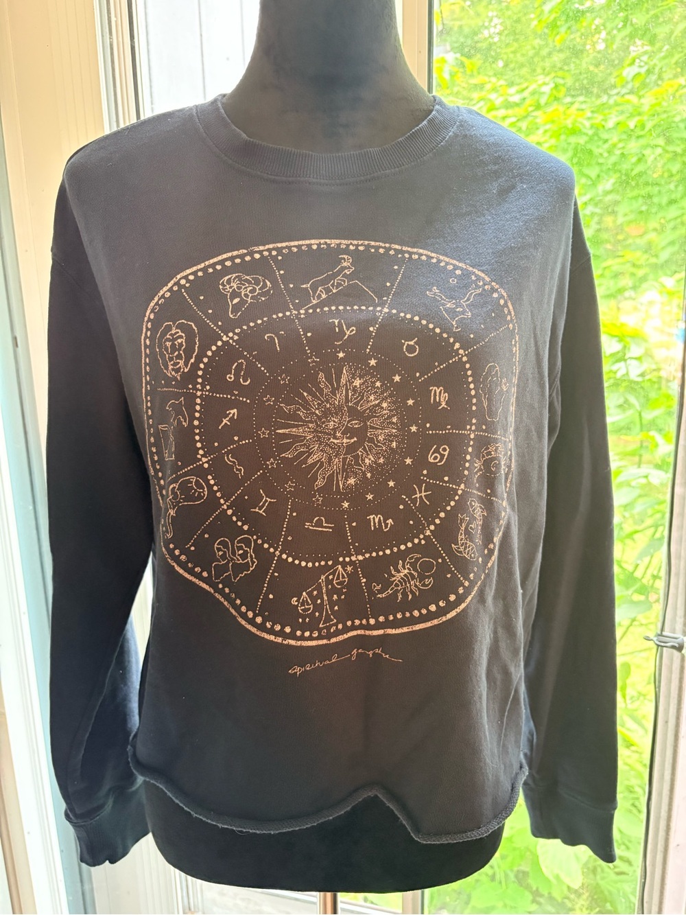 Spiritual Gangsta Zodiac Crew Neck Sweatshirt